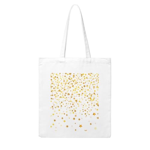 GSGCSBYMLG Sparsed Dreamy Stars and Spots bedruckte Leinen-Einkaufstasche, Einkaufstasche, waschbare Einkaufstasche GSGCSBYMLG Sparsed Dreamy Stars and Spots bedruckte Leinen-Einkaufstasche, Einkaufstasche, waschbare Einkaufstasche von GSGCSBYMLG