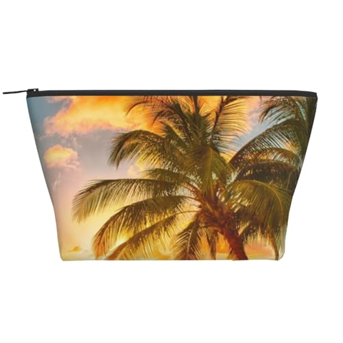 GSGCSBYMLG Sunset Hawaiian Palm Tree Waves Printed Daily Storage Bag Travel Organizer Bag with Zipper Portable Toiletry Bag, Schwarz , Einheitsgröße GSGCSBYMLG Sunset Hawaiian Palm Tree Waves Printed Daily Storage Bag Travel Organizer Bag with Zipper Portable Toiletry Bag, Schwarz , Einheitsgröße von GSGCSBYMLG