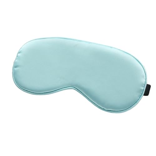 GSHUPIOU Masque de Sommeil, Masque d'oeil zéro Pression, Seide Augenmaske Seide Schlaf Augenmaske gepolstert Schatten Augenabdeckung Patch Schlafen(Light Green) von GSHUPIOU