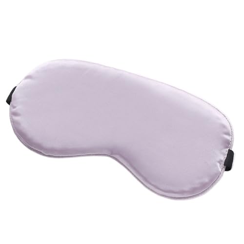 Masque de sommeil, masque d'oeil zéro pression, Seide Augenmaske Seide Schlaf Augenmaske gepolstert Schatten Augenabdeckung Patch Schlafen(Light Purple) von GSHUPIOU