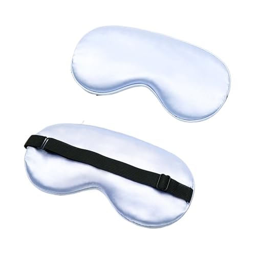 Masque de sommeil, masque d'oeil zéro pression, Seide Augenmaske Seide Schlaf Augenmaske gepolstert Schatten Augenabdeckung Patch Schlafen(Taro) von GSHUPIOU
