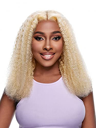 Women Wig Human Hair 13*4 Lace Front Curly Human Hair Wig For Party von GSJPMFZ