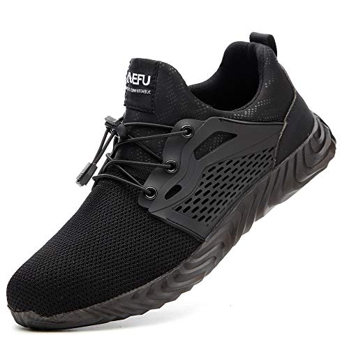 GSNOW Sicherheitsschuhe Herren Arbeitsschuhe Damen Leicht Bequeme Stahlkappenschuhe Arbeitsschutzschuhe Stahlkappe Sneaker von GSNOW