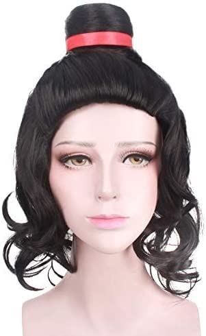 SEIZIS Wig Anime Cosplay Perücke for Perfekt for alltägliche Partys King Game Glory Cos Form Kugelkopf Death Blade Jing Ke Cos Perücke von GSTINBLING