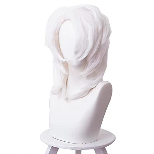 Uearlid Wig Anime Cosplay Ghost-Zerstörungsklinge müde Spinnen-Berg-unterer Ghost-Weiß-geformte Kurze Haare Cos Perücke Anime Cosplay-Spiel Haar Perform Perücke Uearlid Wig Anime Cosplay Ghost-Zerstörungsklinge müde Spinnen-Berg-unterer Ghost-Weiß-geformte Kurze Haare Cos Perücke Anime Cosplay-Spiel Haar Perform Perücke von GSTINBLING