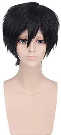 Wig Anime Cosplay Anime Kirigaya Kazuto Schwarze Kurze Perücke Cosplay Kostüm SAO Kirito Hitzebeständige Synthetische Haar Männer Frauen Perücken + Perücke Kappe von GSTINBLING
