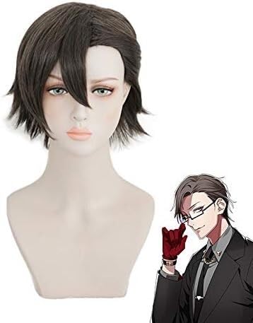 Wig Anime Cosplay DRB Division Rap Battle Hypnose MIC 45 Kaninchen JYUTO IRUMA Kurze Perücke Cosplay Kostüm Männer Hitzebeständige Kunsthaar Perücken + Kappe von GSTINBLING