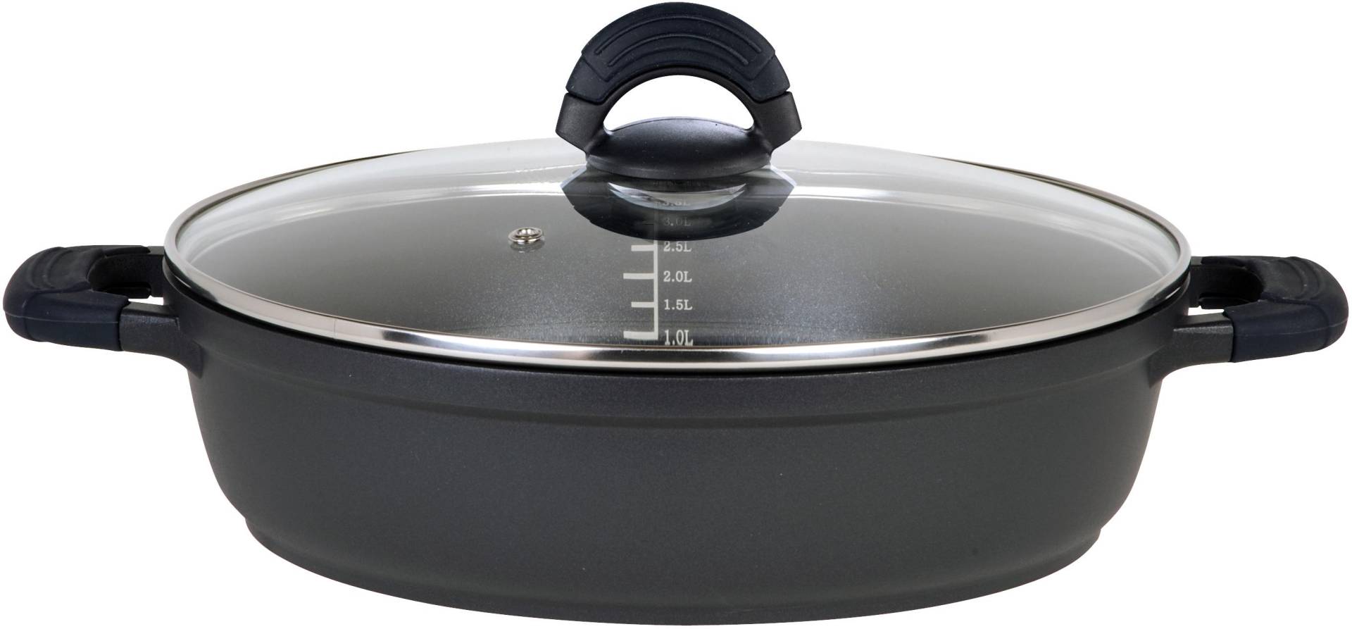 GSW Bräter "SilcoGuss noir" 1 Stk. tlg. Aluminiumguss von GSW