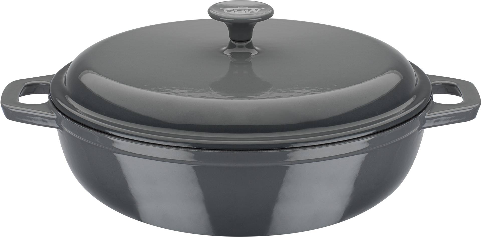 GSW Schmortopf "grey" 1 Stk. tlg. Gusseisen von GSW