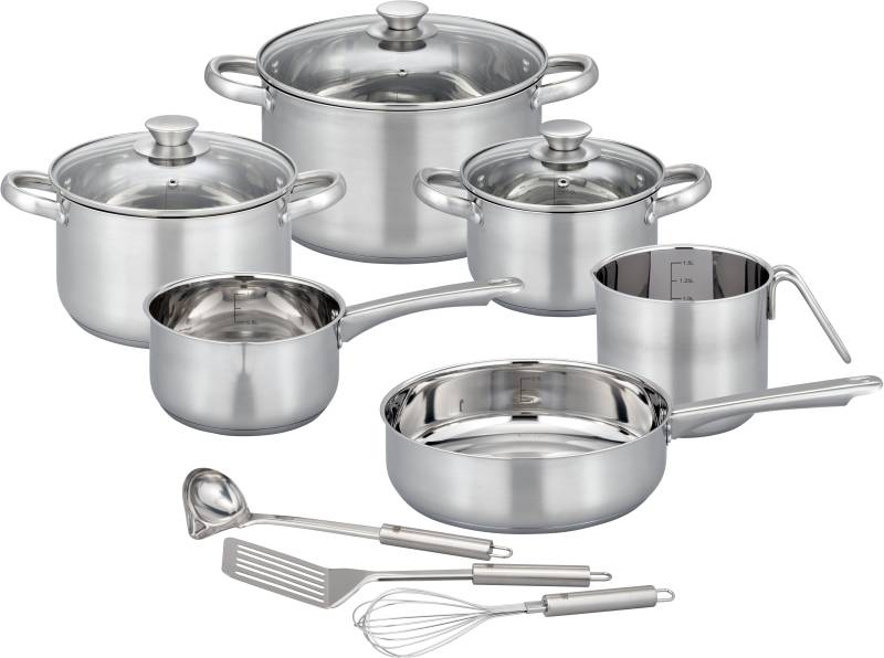GSW Topf-Set "Toronto" Set, 12 Stk. tlg. Edelstahl von GSW