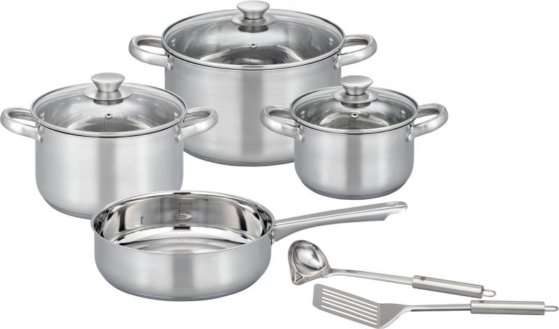 GSW Topf-Set "Toronto" Set, 9 Stk. tlg. Edelstahl von GSW