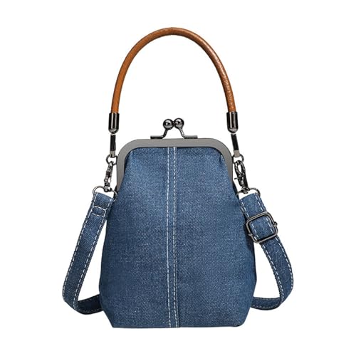 GSXLZ Jeanstasche Clip Bag Jeanstasche Handytasche Messenger Bag Vielseitig Handmade Damentasche von GSXLZ