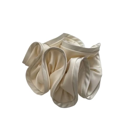 Haarschmuck Große Größe Scrunchie Rüschen Elastische Haarbänder Mädchen Hochsteckfrisur Kopfbedeckung Elegante Band Haargummis Frauen Haar-Accessoires(Color-3) von GSXLZ