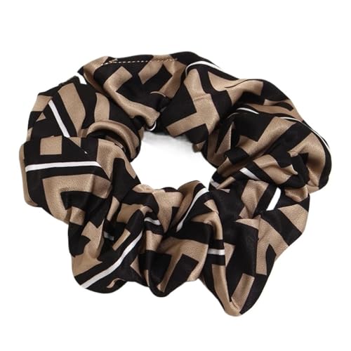 Haarschmuck Kaffeebedrucktes Haargummi for Frauen und Mädchen, einfaches Pferdeschwanz-Haar-Accessoire von GSXLZ