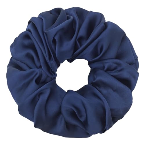 Haarschmuck Übergroße Haargummis for Frauen Satin Elastische Haargummis Pferdeschwanzhalter Kopfbedeckung Chouchou Cheveux Femme Plus Big(Color2) von GSXLZ