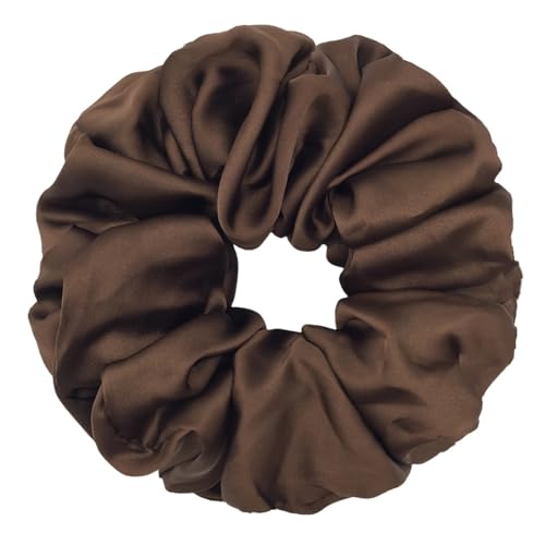 Haarschmuck Übergroße Haargummis for Frauen Satin Elastische Haargummis Pferdeschwanzhalter Kopfbedeckung Chouchou Cheveux Femme Plus Big(Color4) von GSXLZ
