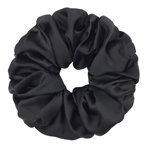 Haarschmuck Übergroße Haargummis for Frauen Satin Elastische Haargummis Pferdeschwanzhalter Kopfbedeckung Chouchou Cheveux Femme Plus Big(Color5) von GSXLZ