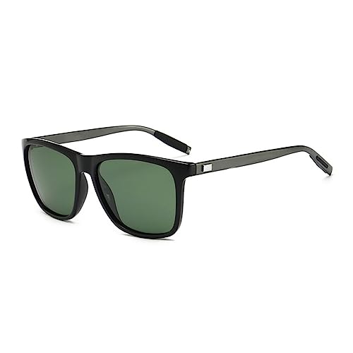 2025 Aluminium Magnesium polarisierte Sonnenbrille für Herren UV400 Sonnenbrille Damen, Schwarz / Grün, Einheitsgröße 2025 Aluminium Magnesium polarisierte Sonnenbrille für Herren UV400 Sonnenbrille Damen, Schwarz / Grün, Einheitsgröße von GSZCCZS