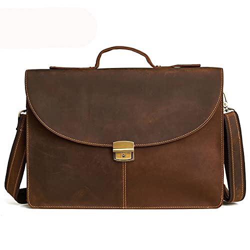 GSZCCZS 1PCS Business Handtasche Aktentasche Aktentasche Horizontal Diagonal Bag Computerbag Retro -Tasche (e) von GSZCCZS