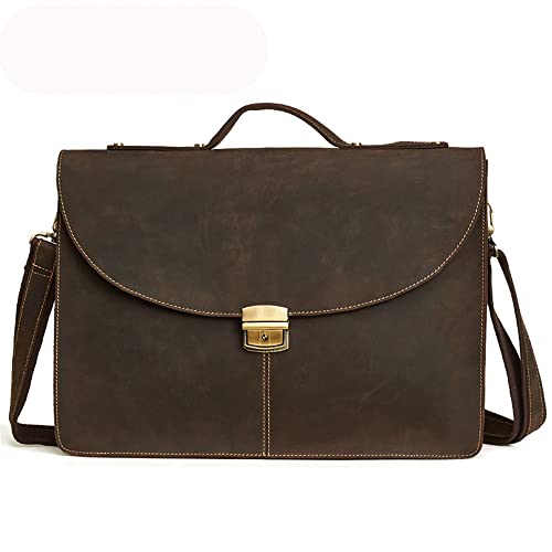 GSZCCZS 1PCS Business Handtasche Aktentasche Aktentasche Horizontal Diagonal Bag Computerbag Retro -Tasche (e) von GSZCCZS
