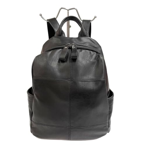 GSZCCZS Echte Leder -Frauenbeutel schwarzer Schicht Kuhläden Damen Umhängetasche Frauenbeutel weiche Leder von GSZCCZS