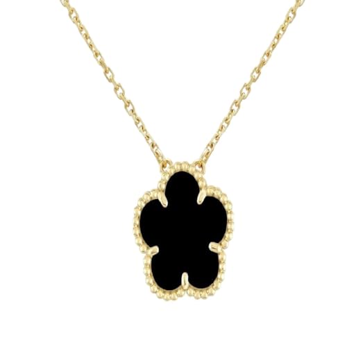 GSZCCZS Fashion Classic High Natural Stone Shell Fünf-Blättere Blumen Halskette Einfache Blumen Halskette zarte ihre Frauen Damen PA GSZCCZS Fashion Classic High Natural Stone Shell Fünf-Blättere Blumen Halskette Einfache Blumen Halskette zarte ihre Frauen Damen PA von GSZCCZS