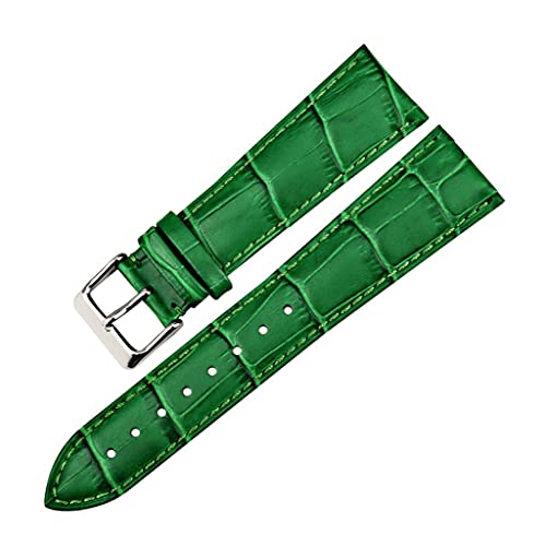 GSZCCZS Fashion Watchbänder echtes Leder-Uhren-Armband 12 mmmmmmmmm für Frauen Watch Band für Uhrenarmband (Weißdinosaurier Doodle4,19mm) von GSZCCZS