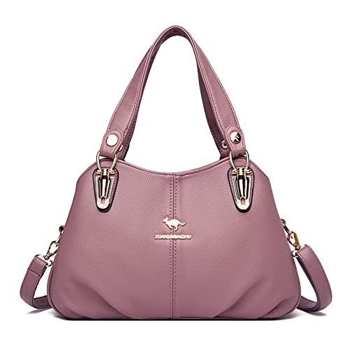 GSZCCZS Ladies Pu Leder Weicher Schulter -Designer Messenger Bag Elegante Mädchen Handtasche große Kapazität Frauenbeutel von GSZCCZS