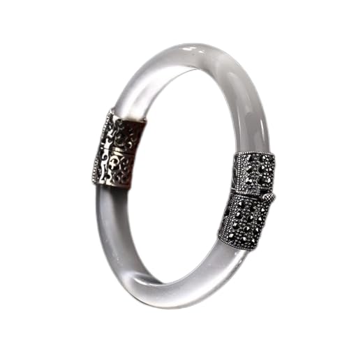 GSZCCZS Silberbänder Frauen grün Opal Armreifen Schmuck (e) von GSZCCZS