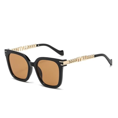 GSZCCZS Sonnenbrille für Damen, UV400, braun, Einheitsgröße GSZCCZS Sonnenbrille für Damen, UV400, braun, Einheitsgröße von GSZCCZS