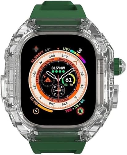 GSZCCZS Transparent Watch Case Gummiband -Mod -Mod -Kit , für Serie 9 8 7 6 5 4 Se 45 mm 44 mm 49 mm Ersatz , Löschen Beobach -Watch -Koffer -Gurte Clasp -Zubehör GSZCCZS Transparent Watch Case Gummiband -Mod -Mod -Kit , für Serie 9 8 7 6 5 4 Se 45 mm 44 mm 49 mm Ersatz , Löschen Beobach -Watch -Koffer -Gurte Clasp -Zubehör von GSZCCZS