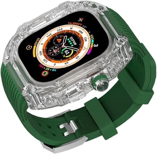 GSZCCZS Transparente Lünette Watch Hülle Gummiband von GSZCCZS