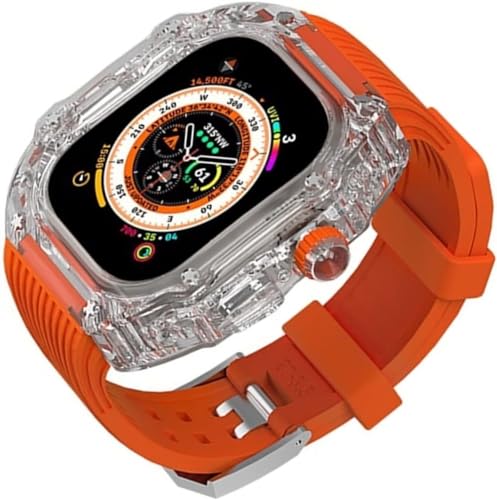 GSZCCZS Transparente Lünette Watch Hülle Gummiband von GSZCCZS