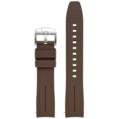 GSZCCZS Universelle 20mm Uhrengurt Männer Frauen Gummi Schnellveröffentlichung Watch Band gebogene Ende Watchbänder von GSZCCZS