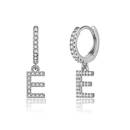 Hoop -Ohrringe für Frauen Mädchen, nach 14.000 plattierte zierliche niedliche hypoallergen kleine Dangle Hoop Kubikzirkonia Initiale Ohrringe Schmuck Geschenk für Frauen Mädchen von GSZCCZS