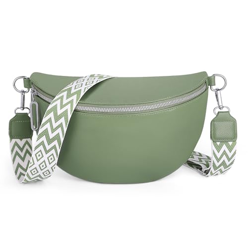 GSenhui Bauchtasche Damen Groß Umhängetasche Frauen Crossbody Bag Veganes Leder Gürteltasche Klein Handtasche für Reisen Wandern GSenhui Bauchtasche Damen Groß Umhängetasche Frauen Crossbody Bag Veganes Leder Gürteltasche Klein Handtasche für Reisen Wandern von GSenhui