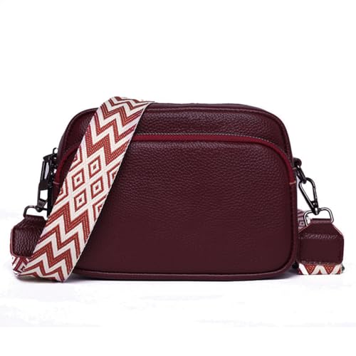 GSenhui Crossbody Bag Damen Gesteppte Umhängetasche,Moderne Taschen mit 3 Abteil, Kleine Umhängetaschen Abnehmbarem Schultergurt für Frauen von GSenhui