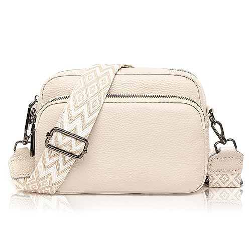 GSenhui Crossbody Bag Damen Gesteppte Umhängetasche,Moderne Taschen mit 3 Abteil, Kleine Umhängetaschen Abnehmbarem Schultergurt für Frauen von GSenhui