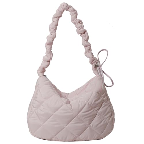 GSenhui Gesteppte Tasche Flauschige Handtaschen Rhombus Stepptasche Umhängetasche Große Kapazität Tote Quilted Bags Hobo Flauschige Tasche für Frauen Party von GSenhui