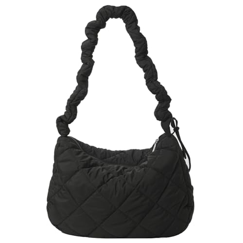 GSenhui Gesteppte Tasche Flauschige Handtaschen Rhombus Stepptasche Umhängetasche Große Kapazität Tote Quilted Bags Hobo Flauschige Tasche für Frauen Party von GSenhui