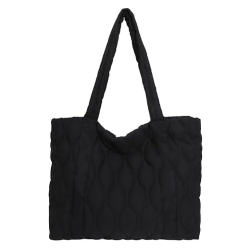 GSenhui Gesteppte Umhängetasche,Puffy Tote Bag Damen,Hoch Handtasche Hobo Tasche mit Gepolstertem,Flauschige Tasche Groß Kapazität Einkaufstasche Shopper von GSenhui