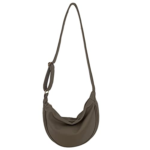 GSenhui Halbmond Tasche Damen, Handtasche Damen Leder, Damen-Schultertaschen mit Verstellbarer Schultergurt für Reisetasche Shopper von GSenhui