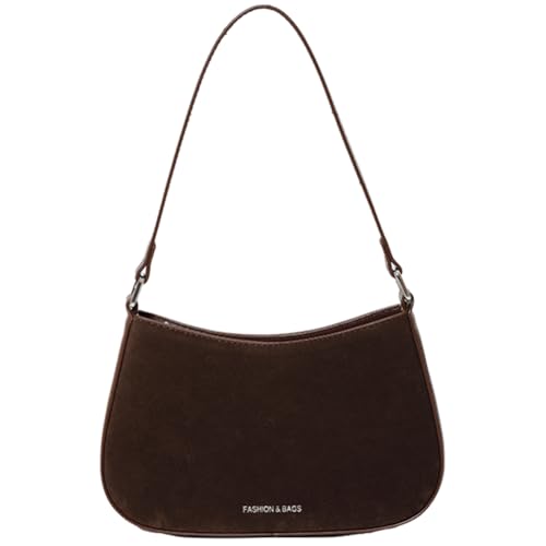GSenhui Handtasche Damen Achseltasche Retro Schultertasche Unterarmtasche PU Leder Tote Umhängetasche Klein Hobo Tasche Bag für Schule Täglich Arbeiten von GSenhui