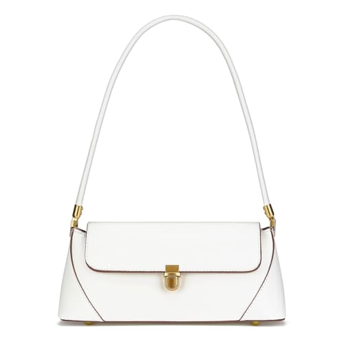 GSenhui Handtasche Klein Retro Achseltasche Tote Bag Aesthetic Y2K Shoulder Bag Vintage Hobo-Schultertasche Elegant Unterarmtasche PU Leder Handbag für Mädchen von GSenhui