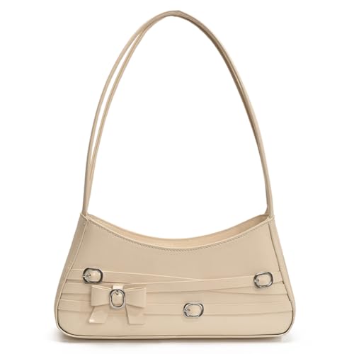 GSenhui Kleine Handtasche Aesthetic Y2K Shoulder Bag Women Lackleder Umhängetasche Kleine Hobo Tasche Vintage Bogen Mini Clutch für Mädchen Frau GSenhui Kleine Handtasche Aesthetic Y2K Shoulder Bag Women Lackleder Umhängetasche Kleine Hobo Tasche Vintage Bogen Mini Clutch für Mädchen Frau von GSenhui