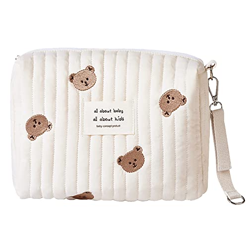 GSenhui Kosmetiktasche Schminktasche Damen Tragbare Waschbeutel Kulturtasche Kosmetik Taschen Klein Makeup Lagerung Organizer Handtasche Reise Mäppchen Aesthetic von GSenhui