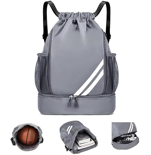 GSenhui Mode Sport Rucksäcke Unisex Turnbeutel Damen Wasserdicht,Rucksack mit Kordelzug Sporttasche Klein für Fitness Übung von GSenhui