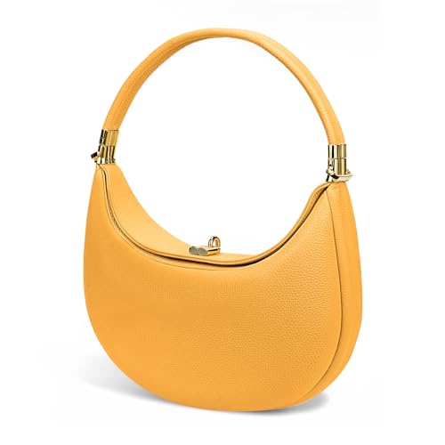 GSenhui Moon Bag Halbmond Crossbody Bag Damen Y2K Handtasche Hobo Bag Umhängetasche Elegant Tote Griff Klein Damen-Henkeltaschen Clutch Geldbörse Handbags von GSenhui