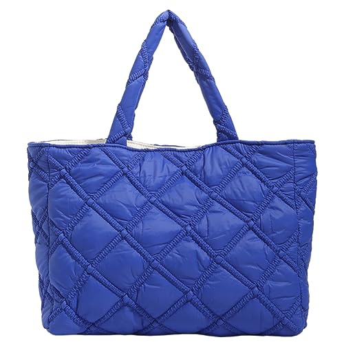 GSenhui Puffer Bag Damen Stepptasche Gesteppte Tote Bag Tragetasche Gepolsterte Leicht Groß Kapazität Umhängetasche Schultertasche für Büro Reisen von GSenhui