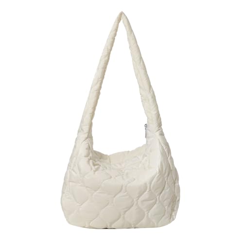 GSenhui Puffer Bag Damen Stepptasche Umhängetasche Gesteppte Tasche Puffy Tote Bag Hobo Handtasche Baumwolle Tragetasche Shopper Tasche Winter von GSenhui